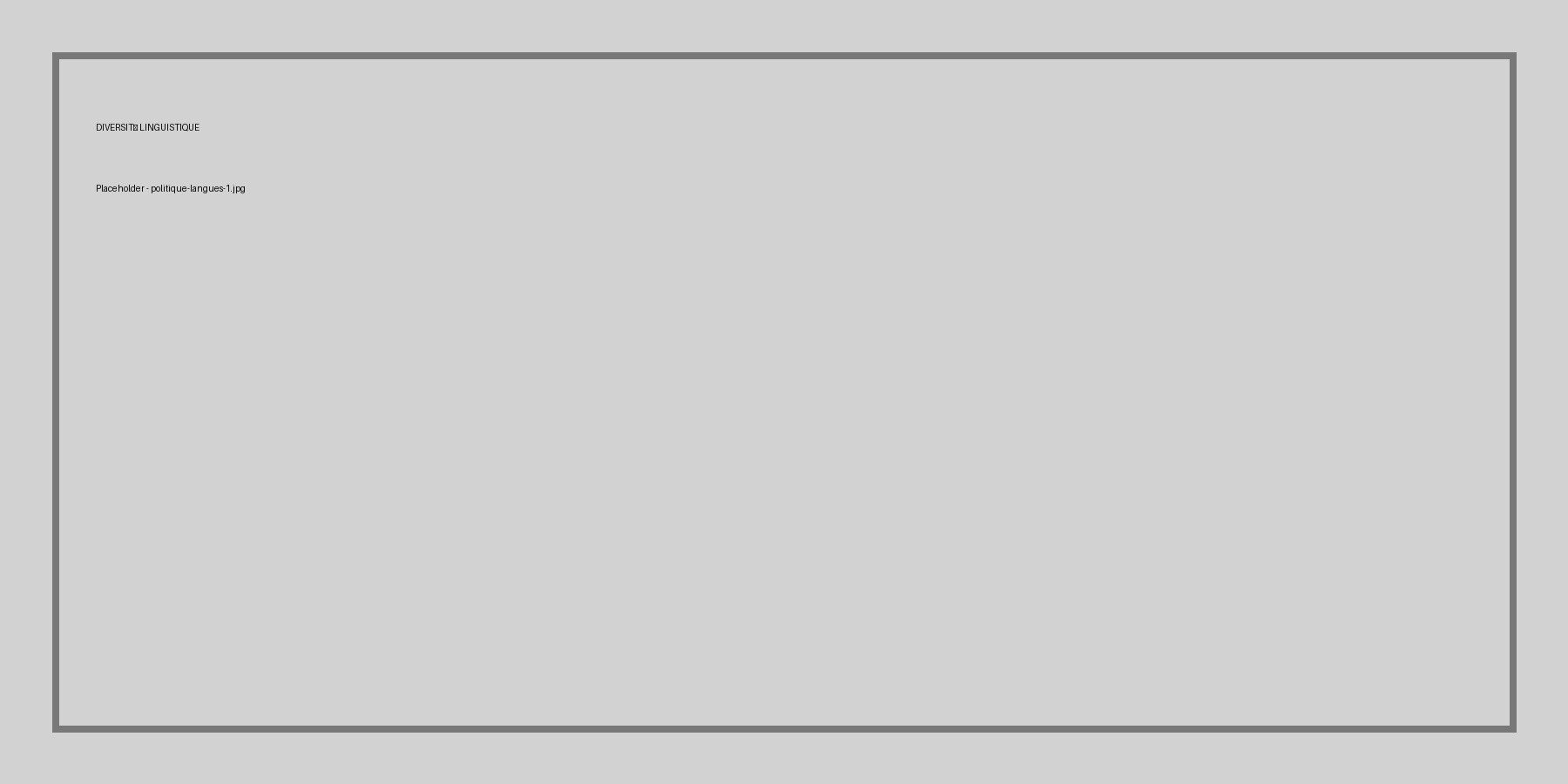 Diversité linguistique